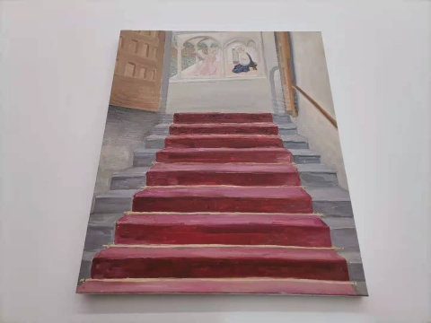 曹应斌 《圣马可教堂里的小房间》 60×73cm 布面油画 2020 曹应斌 《圣马可教堂里的小房间》 60×73cm 布面油画 2020