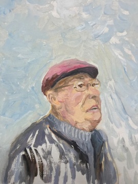 曹应斌 《Gigi》20x25cm 布面油画 2020
曹应斌 《Gigi》20x25cm 布面油画 2020