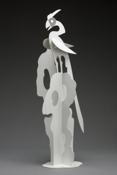 杨东鹰 《凤来栖》 44×40×116cm 9版 铁喷塑 2020
杨东鹰 《凤来栖》 44×40×116cm 9版 铁喷塑 2020