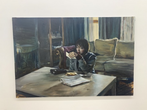 陈晗 《封存》 120×180cm 布面油画 2020
陈晗 《封存》 120×180cm 布面油画 2020