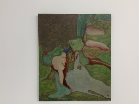 《溪梦》60 × 50 cm 布面油画  2020
