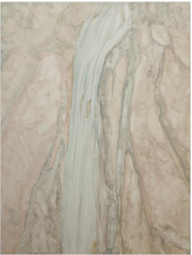 《川前山瀑》 80 × 60 cm 布面油画 2018
《川前山瀑》 80 × 60 cm 布面油画 2018
