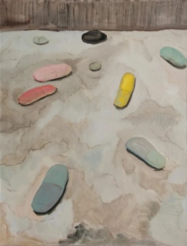 《旋归》80 × 60 cm 布面油画 2020
《旋归》80 × 60 cm 布面油画 2020