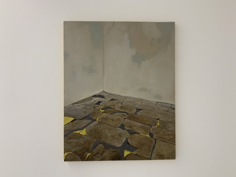 《寂寥一载不尽虚》 80 × 60 cm 布面油画 2018
《寂寥一载不尽虚》 80 × 60 cm 布面油画 2018