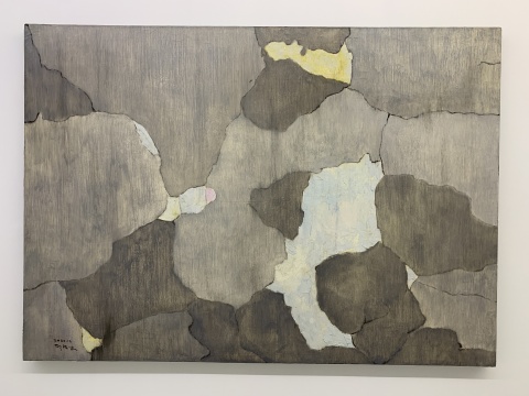 《溪谷空长—2》80× 100 cm 布面油画 2020
《溪谷空长—2》80× 100 cm 布面油画 2020