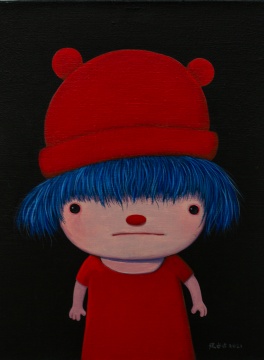 《去年夏天》 30x40cm 布面丙烯 2021 《去年夏天》 30x40cm 布面丙烯 2021