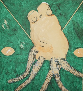付经岩《人物》160x145cm 布面油画 2018
付经岩《人物》160x145cm 布面油画 2018