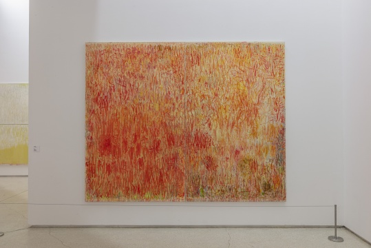 克里斯多夫·勒·布伦《金色树林》 270.1 x 340.4 x 4 cm 布面油画 双联画 2016
©克里斯多夫·勒·布伦
图片由红砖美术馆提供
克里斯多夫·勒·布伦《金色树林》 270.1 x 340.4 x 4 cm 布面油画 双联画 2016
©克里斯多夫·勒·布伦
图片由红砖美术馆提供