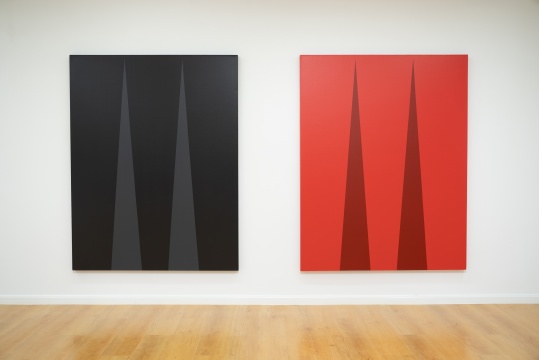 左-雎安奇 《草体-No.17055》140×180cm 布面丙烯 2017 展览现场
右-雎安奇 《草体-No.17056》 140×180cm 布面丙烯 2017 展览现场
左-雎安奇 《草体-No.17055》140×180cm 布面丙烯 2017 展览现场
右-雎安奇 《草体-No.17056》 140×180cm 布面丙烯 2017 展览现场