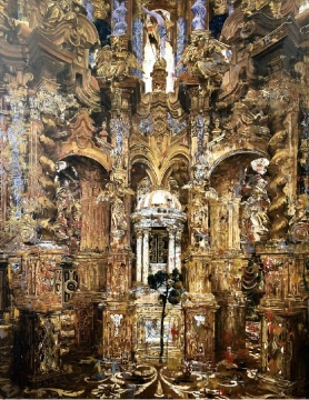 张钊瀛《神话派对—灵芝》140×180cm 布面油彩 2017-2018 张钊瀛《神话派对—灵芝》140×180cm 布面油彩 2017-2018