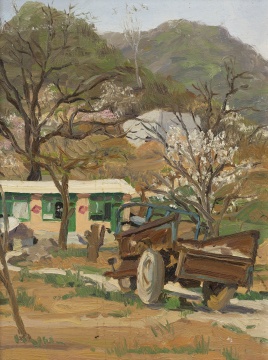 黄蓝 《写生风景》 30×40cm 布面油画 2010年 指导教师:余陈、康蕾
黄蓝 《写生风景》 30×40cm 布面油画 2010年 指导教师:余陈、康蕾