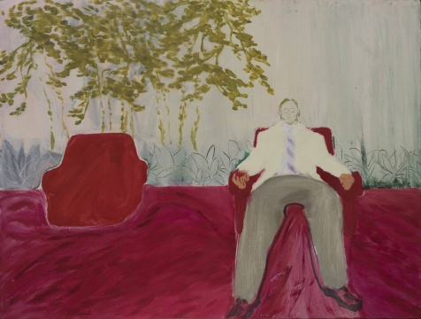 王晓曲 《椅子上的人》 60cm × 80cm 布面油画 2016
王晓曲 《椅子上的人》 60cm × 80cm 布面油画 2016