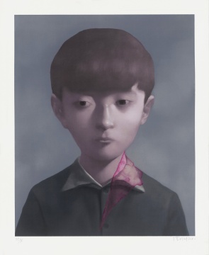 张晓刚 《大家庭系列》 77cm×63cm 签名石版画 2019
张晓刚 《大家庭系列》 77cm×63cm 签名石版画 2019