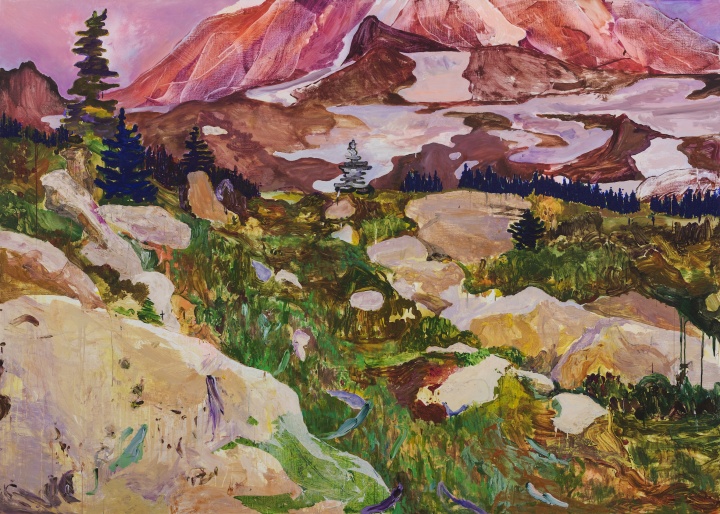 《好风景NO.20》 200×280cm 布面油彩、丙烯 2020
《好风景NO.20》 200×280cm 布面油彩、丙烯 2020