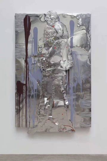 《眺望》 180×120cm 铝板、马克笔、丙烯 2020
《眺望》 180×120cm 铝板、马克笔、丙烯 2020