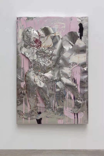 《交织》 180×120cm 铝板、马克笔、丙烯 2020
《交织》 180×120cm 铝板、马克笔、丙烯 2020