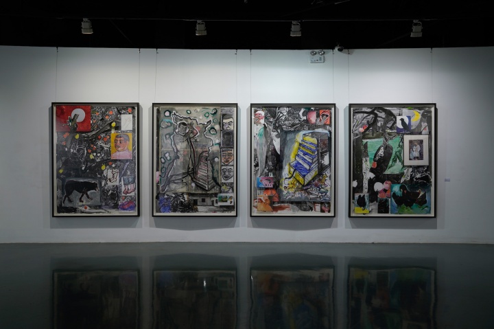 《木莲冲》在展览现场
《木莲冲》在展览现场