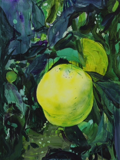 《果子》 120×90cm 布面油彩、丙烯 2020 《果子》 120×90cm 布面油彩、丙烯 2020