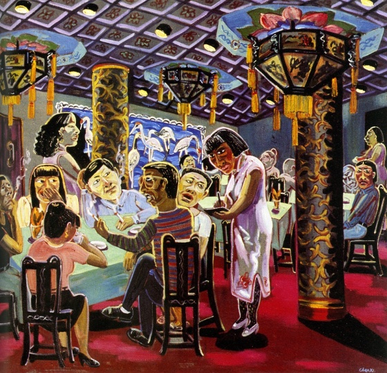 《仿膳》 180×160cm 布面油画 1993
