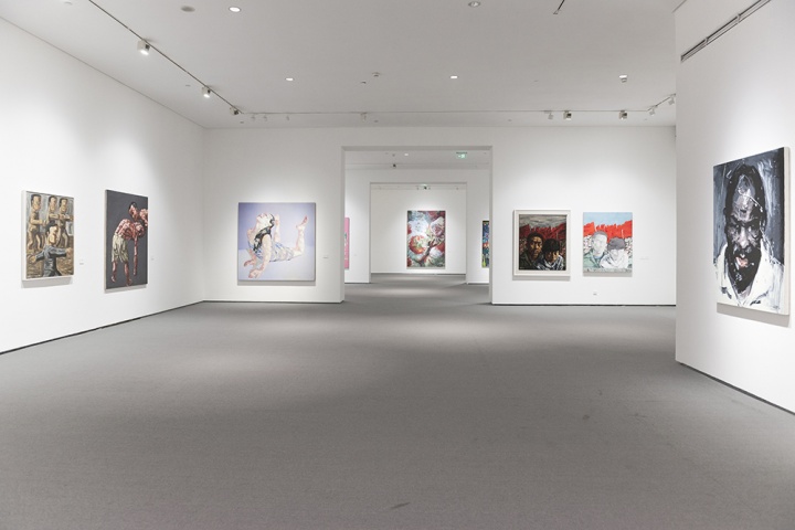 四川美术学院美术馆新展“川美：‘新绘画’的一代”现场 摄影：董林
