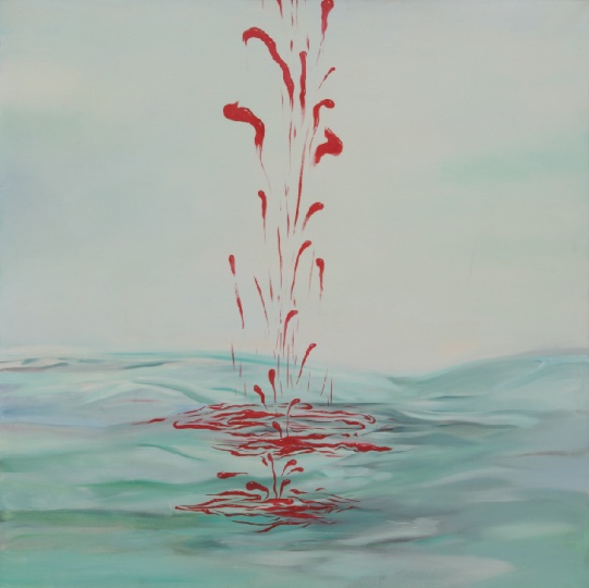 陈可《碧波》 100×100cm 布面油画 2004

 
