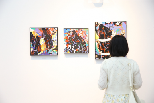 侯佳男个展“发条幻象”展览现场
侯佳男个展“发条幻象”展览现场