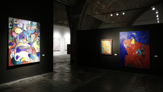 “娄申义:风花雪月”展览现场
“娄申义:风花雪月”展览现场