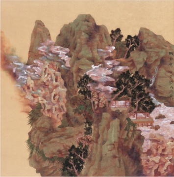 牛克诚《醉东风》 66cm×66cm 纸本设色 2011 年
牛克诚《醉东风》 66cm×66cm 纸本设色 2011 年