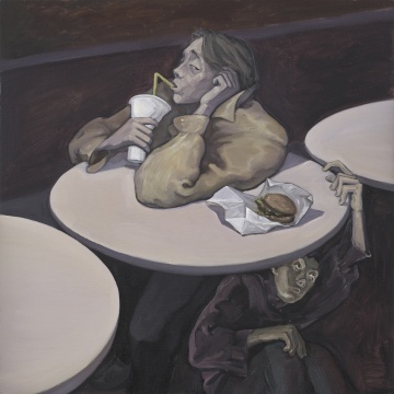 李然 《同为拉撒路》 布面油画 120 x 120 cm 2021
李然 《同为拉撒路》 布面油画 120 x 120 cm 2021