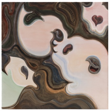 郭鸿蔚 《幻想曲No.1》 100×100cm 布面油画 2021 郭鸿蔚 《幻想曲No.1》 100×100cm 布面油画 2021