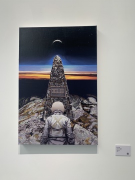 Scott Listfield专为展览创作的《XL II》 51×76cm 布面油画 2021
Scott Listfield专为展览创作的《XL II》 51×76cm 布面油画 2021