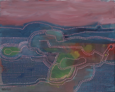 《大地》 80×100cm 布面油画 2021
《大地》 80×100cm 布面油画 2021