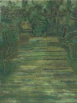 《林荫》 80×60cm 布面油画 2021
《林荫》 80×60cm 布面油画 2021
