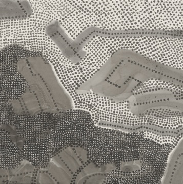 《山水系列-3》 68×68cm 纸本水墨 2020
《山水系列-3》 68×68cm 纸本水墨 2020