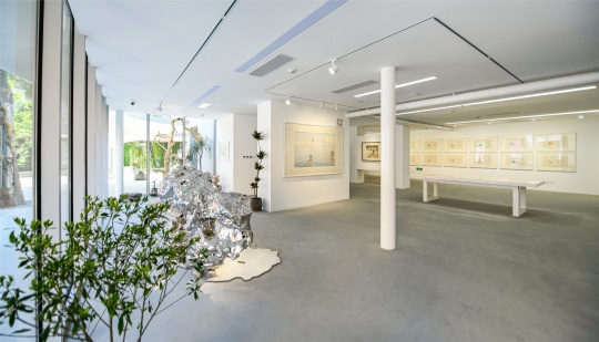 “质文代变:当代水墨的多元表达”展览现场
“质文代变:当代水墨的多元表达”展览现场