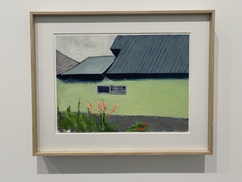 《剑兰-日本北海道东川町》 22×30cm 纸上油画 2018
《剑兰-日本北海道东川町》 22×30cm 纸上油画 2018