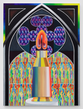 《偶像(子弹)》160×120 cm 布面丙烯 2020
《偶像(子弹)》160×120 cm 布面丙烯 2020