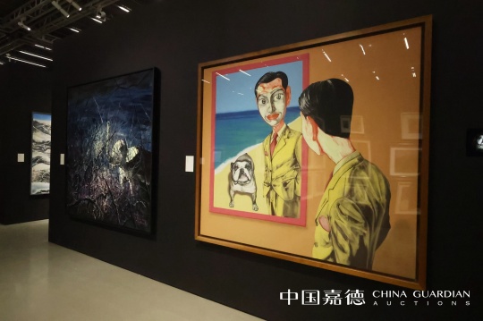 曾梵志《面具系列1998 第17号》179×199cm 布面 油画 1998
估价：RMB 1800万-2800万元
