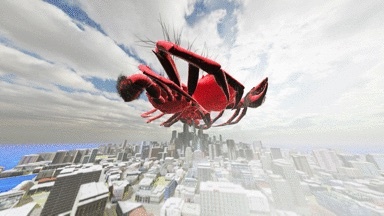 陈陈陈 《圆盘生物系列·纽约上空惊现飞碟大闸蟹》
陈陈陈 《圆盘生物系列·纽约上空惊现飞碟大闸蟹》