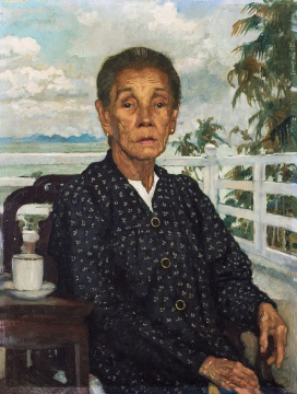 1827  徐悲鸿 《林丹桂肖像》73×56cm 布面油画 1941

估价：350万-550万元
