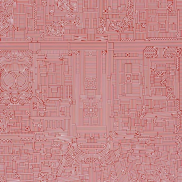 《天安门》130×130cm 布面丙烯 2021
《天安门》130×130cm 布面丙烯 2021