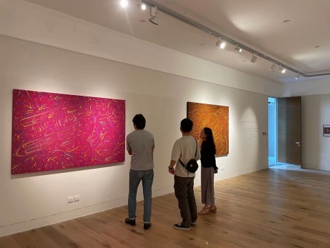陆新建“瞰·城市基因”展览现场
陆新建“瞰·城市基因”展览现场