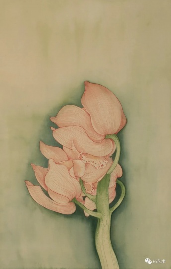 《兰花》 70×50cm 绢本 2020

 
