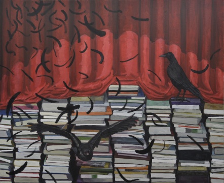 刘瑜 《失眠者--夜晚》 149.5x179.5cm 布面油画 2019
刘瑜 《失眠者--夜晚》 149.5x179.5cm 布面油画 2019