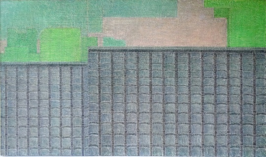陈川《瓦4》 170x100cm 布面油画 2016~2017
陈川《瓦4》 170x100cm 布面油画 2016~2017