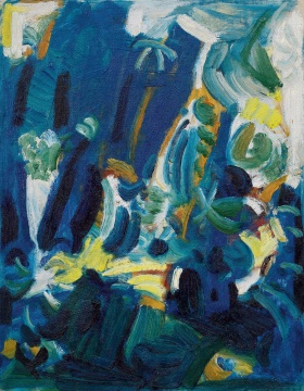 吴大羽 《无题128》 41.5×32.5cm 布面油画 约1980年
吴大羽 《无题128》 41.5×32.5cm 布面油画 约1980年