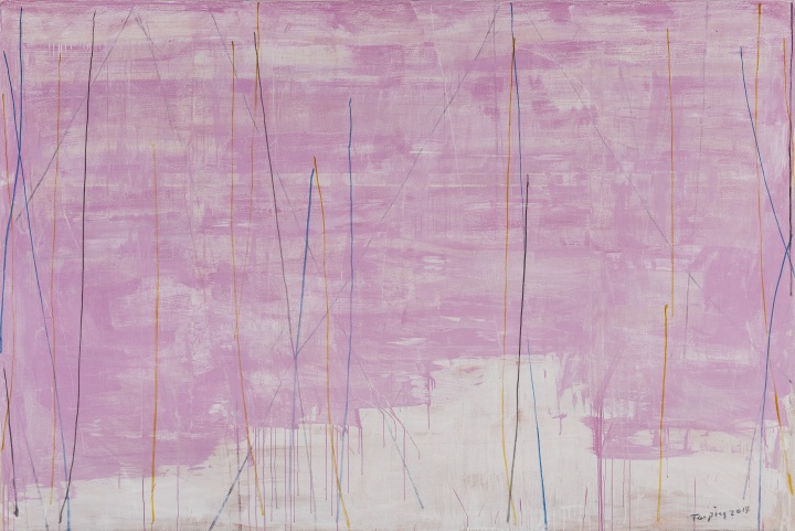 《无题》 200×300cm 布面丙烯 2014
《无题》 200×300cm 布面丙烯 2014