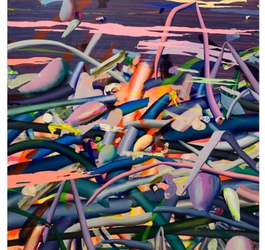 周园《再造物-痕》150X150cm 布面丙烯 2020
周园《再造物-痕》150X150cm 布面丙烯 2020