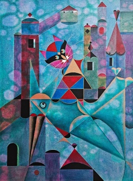 洪达《带我飞》 60X80cm 布面油画 2021
洪达《带我飞》 60X80cm 布面油画 2021