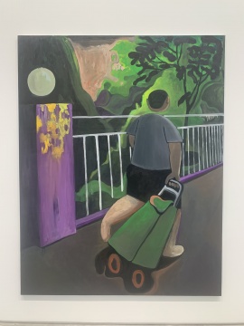 烟囱 《买菜》 233××183cm。布面油画 2015
烟囱 《买菜》 233××183cm。布面油画 2015